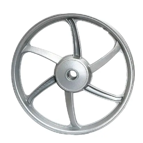 RODA UNID DIANT MOD 6 PALITOS POP 100 PRATA